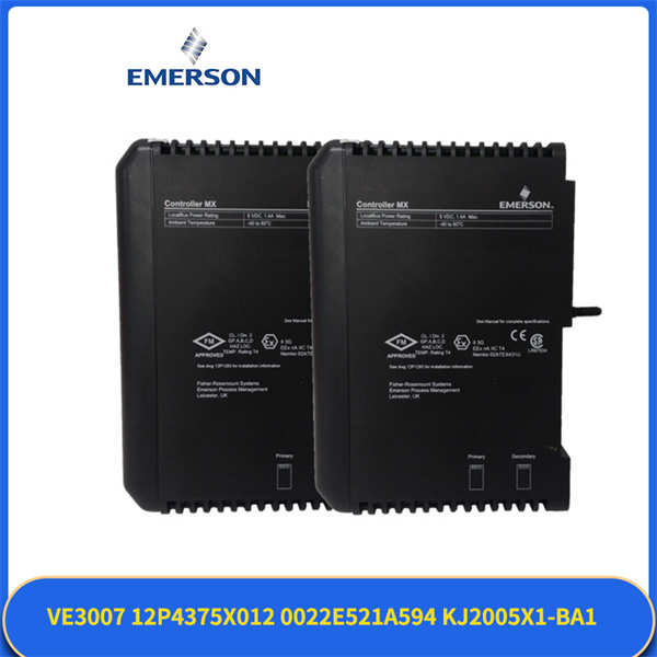 VE3007-12P4375X012-0022E521A594-KJ2005X1-BA1 EMERSON