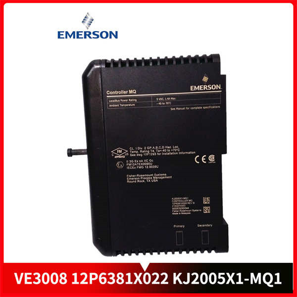 VE3008-12P6381X022-KJ2005X1-MQ1 EMERSON 